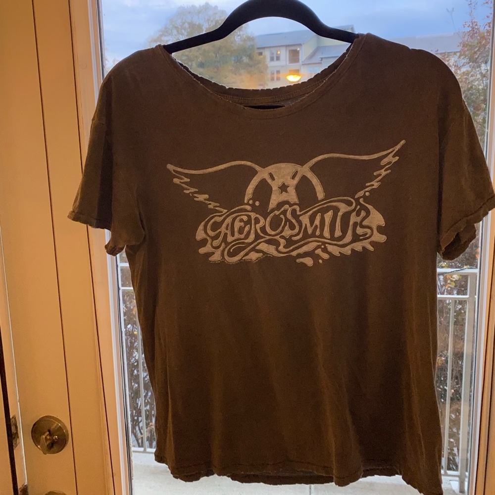 Distressed Lucky Brand Aerosmith T